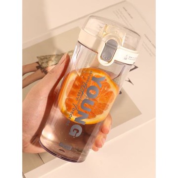 水杯2023新款女生高顏值塑料杯夏季日水瓶耐高溫便攜吸管太空杯子