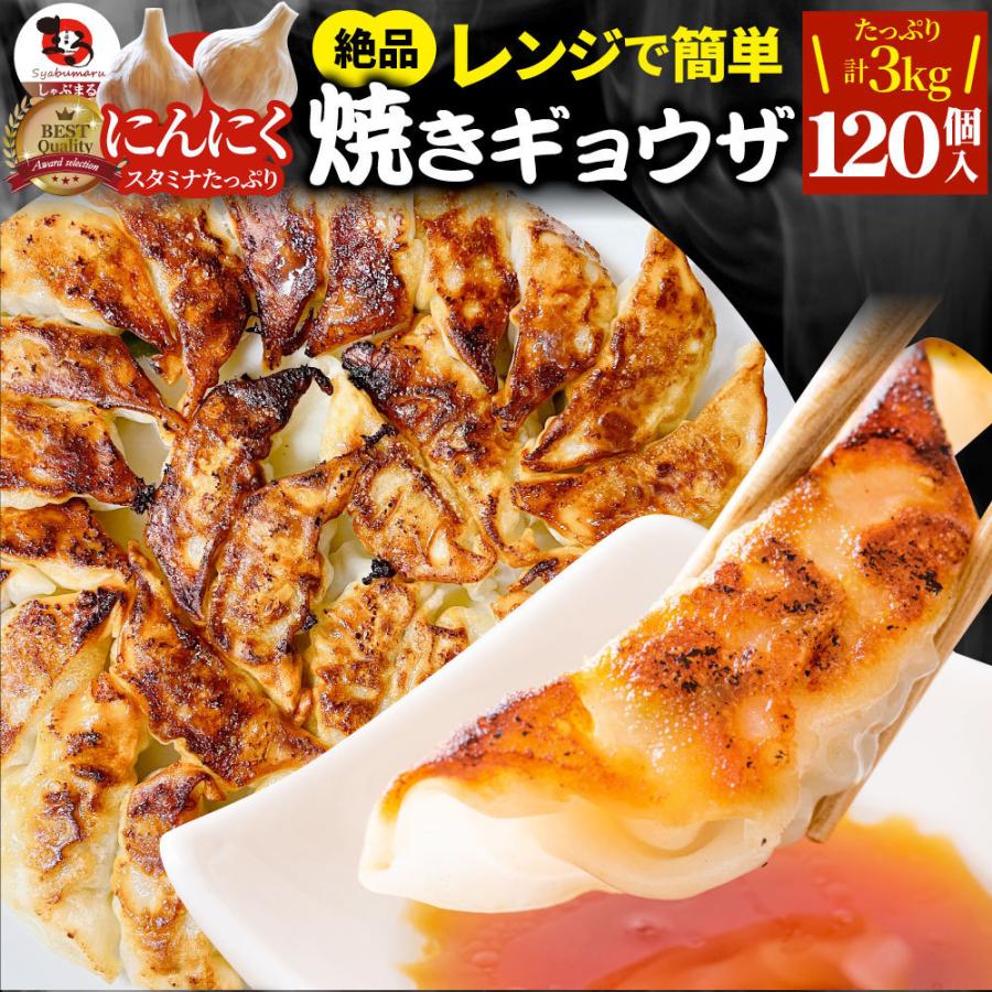 餃子 ギョウザ ギョーザ レンジ調理 中華 120個入り 3kg(1kg×3) 点心 中華料理 惣菜 冷凍 お弁当 あすつく 業務用 温めるだけ レンチン 冷食