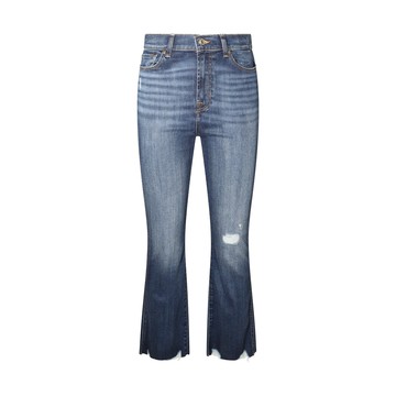 7 For All Mankind - Blue Cotton Jeans