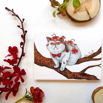 【貓瘋子】明信片(12)