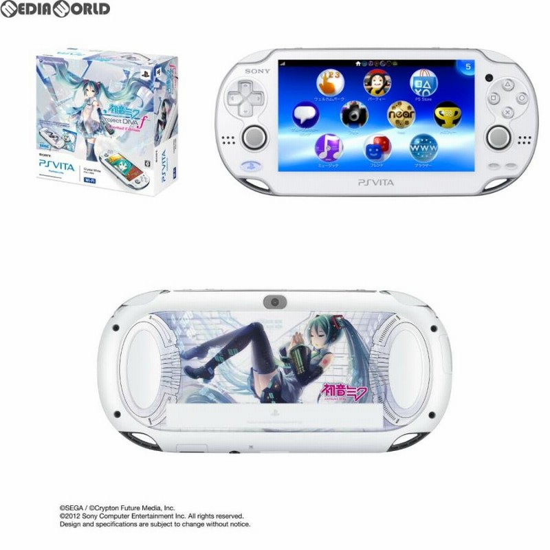 中古即納』{本体}{PSVita}PlayStation Vita 初音ミク Limited Edition  Wi-Fiモデル(PCHJ-10002)(20120830) | LINEブランドカタログ