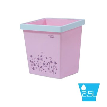 佳斯捷小花草集收納桶/6406/藍色/2.5L