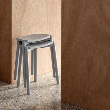 TARS Stool | 白蠟木極簡椅凳 | 灰