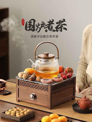 煮茶壺煮茶器家用泡茶電陶爐煮茶爐耐高溫燒水新款加厚玻璃辦公室