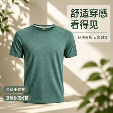爆款速幹t恤男士夏季薄款透氣彈力健身打球跑步寬鬆運動基礎短袖舒適 涼感 超彈性 男生 涼感衣 短袖