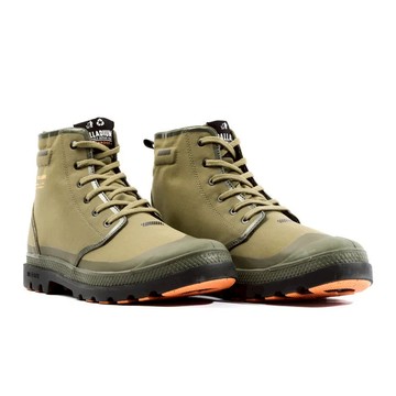 PALLADIUM PAMPA RCYL L+ WP+ 防水靴 男 經典款 橘標 卡其綠 78848377