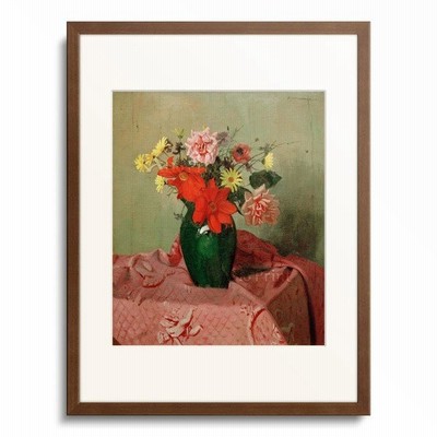 フェリックス・ヴァロットン Felix Edouard Vallotton 「Roses and dahlias」