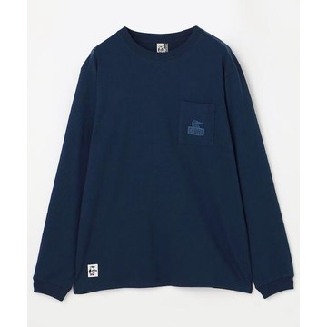 FREAK'S STORE × CHUMS聯名 Booby Face 口袋刷毛長袖T恤