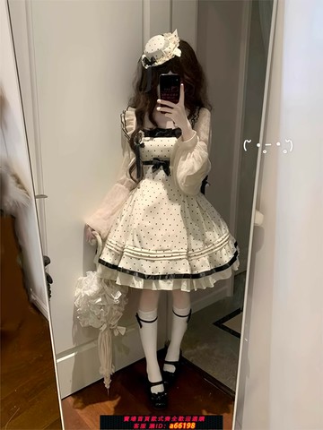 【台灣公司 可開發票】『奧黛妮的來信』新款 大小姐日常優雅Lolita連衣裙氣質開衫套裝