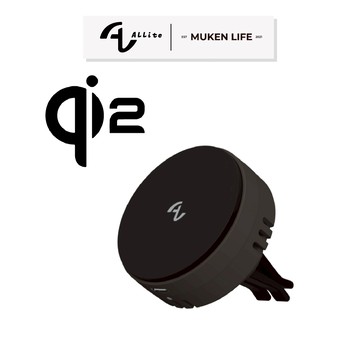 Allite｜CF2多功能磁吸車架｜車充 15W 車用手機架 Qi2 磁吸車充 無線車充 無線充電器 Magsafe