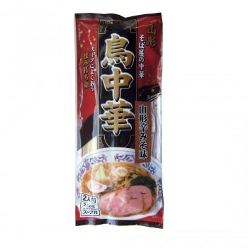 （代引不可）みうら食品　鳥中華　山形辛みそ味　248g(麺180g)×20袋