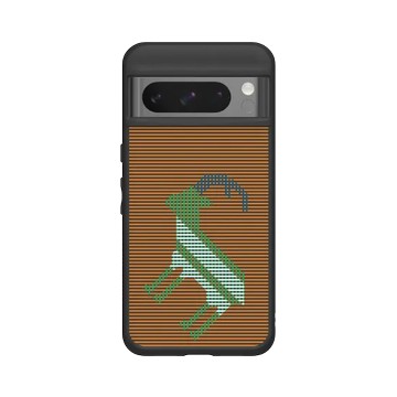 Pixel 8 Pro SolidSuit 黑 - The Wildlife Collection 動物野境系列 - 鄂氏牛羚 - 線條版