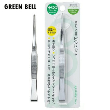 日本綠鐘 GREEN BELL 不銹鋼寬直細式多用途安全夾 QQ-505 /萬用夾【官方旗艦館】