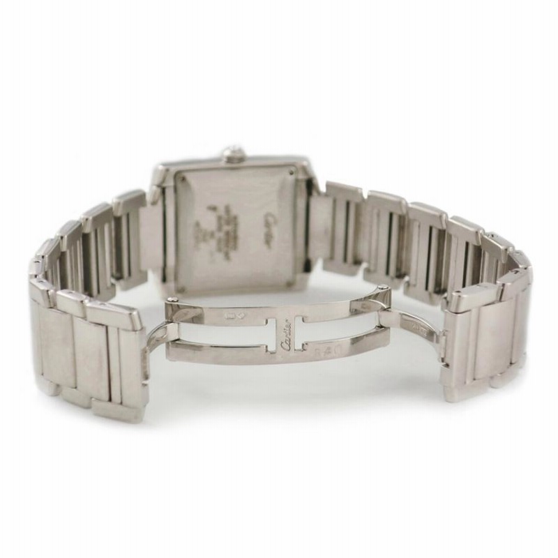 3年保証】 カルティエ タンクフランセーズLM W50011S3 K18WG無垢  