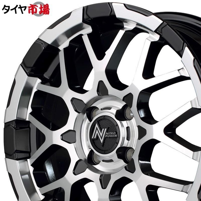 ホイール4本セット M.I.D マルカ NITRO POWER ナイトロパワー M28