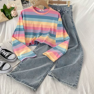 闊腿褲套裝女秋季新款時尚減齡可鹽可甜網紅爆款兩件套夏裝