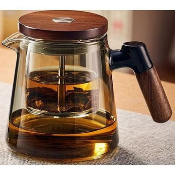 臺灣/免運✨壺茶  玻璃茶壺家用  水壺飄逸茶壺2026家用一鍵新款茶水分離茶具玻璃內膽高端懶人茶杯