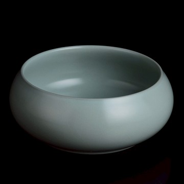 汝窯茶洗大號蟬翼開片汝瓷功夫茶具陶瓷茶碗筆洗家用茶道茶藝零配