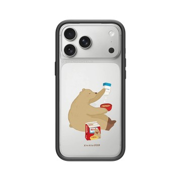 iPhone 17 Pro Max Mod NX -邊框背蓋組合 (相機按鈕) 黑 - 咻咻熊 XiuXiubear - 營養熊麥片