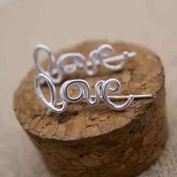 925純銀耳環耳夾式耳飾-簡約時尚流行大方母親節生日情人節禮物女飾品73ds94【獨家進口】【米蘭精品】