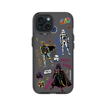 iPhone 15 Clear 酷墨灰 - 迪士尼-星際大戰 Star Wars - 星際大戰 – 黑暗勢力貼紙