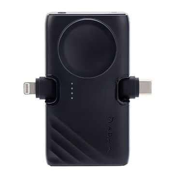 ADAM elements 亞果元素 GRAVITY 3 三合一折疊口袋行動電源 5000mAh  黑色