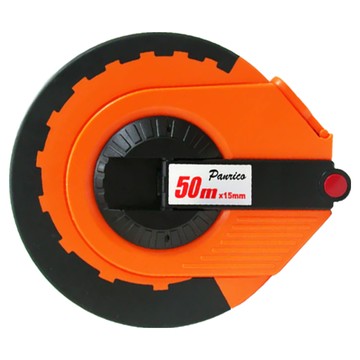 PANRICO 百利世 50M 玻璃纖維手提捲尺 15mm ABS+TPR捲軸外殼  1個