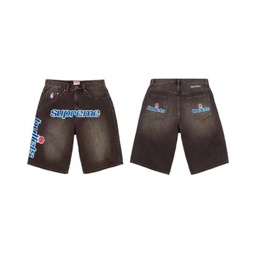 Mitchell & Ness x Supreme SS26 Week13 Washington Bullets Baggy Denim Short  黑色 牛仔短褲