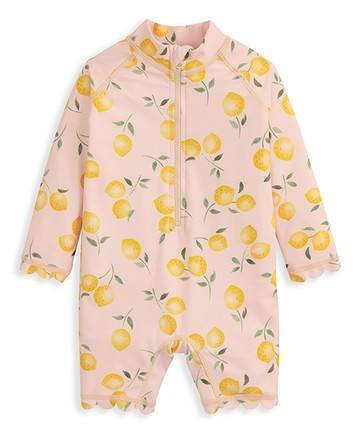 檸靜-長袖連身泳裝12-18m