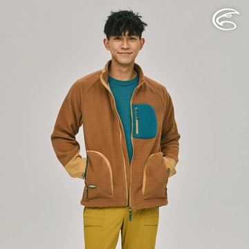 ADISI 男Soft Checker刷毛輕防風保暖外套AJ2221035 (S-2XL) 泰迪｜城市綠洲