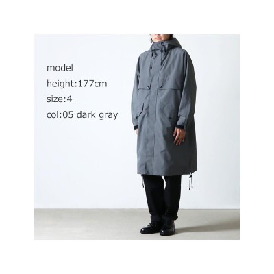 08sircus (ゼロエイトサーカス) High count weather hoodie coat ...