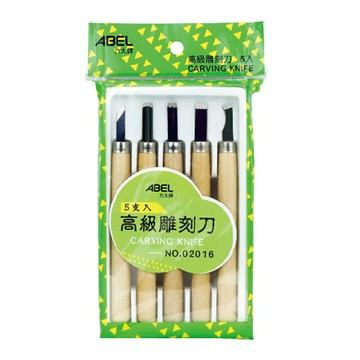 【史代新文具】力大ABEL 02016 職人雕刻刀 (5入/組)