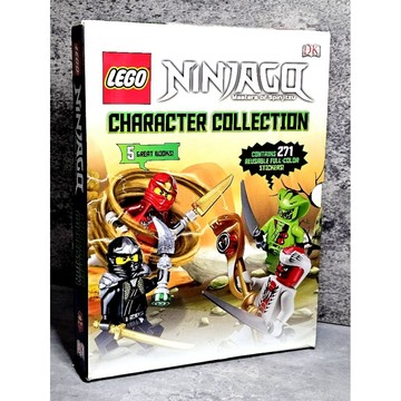 ➤〔特價出清〕絕版 書況好➤盒裝 5本 樂高 LEGO 幻影忍者 人物百科全書