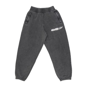 alexanderwang 火焰Logo水洗純棉運動褲