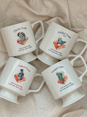 寵物設計吐司杯 - 230ml