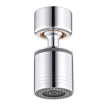 儀家生活館 超綿密雙檔出水多功能水龍頭擴充洗漱起泡器 - 黃銅鑄造 氣泡出水  1個  2.3 x 4.8cm