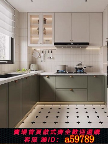 【台灣公司 可打統編】香港深圳全屋定制北美橡木整體櫥柜定制廚房廚柜不銹鋼柜工廠直供