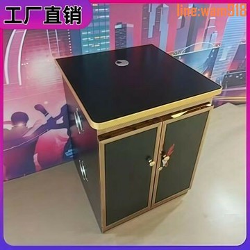 【店長推薦】唱柜KTV機柜音響設備玫瑰金帶鎖ktv點唱臺功放機柜臺球室柜