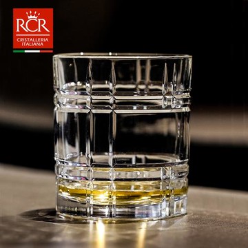 意大利RCR進口酒杯威士忌杯水晶杯復古典杯ins風家用洋酒杯彩盒裝