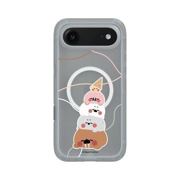 iPhone Air AirX 流變灰 - 無所事事小海豹 The Nothing Seal - 疊在一起變甜筒
