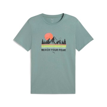 PUMA 跑步系列Outdoor圖樣短袖T恤(M) 男 短袖上衣 52659830