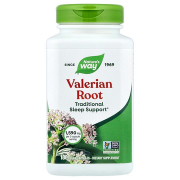 Nature's Way, 纈草根，180 粒全素膠囊（每粒膠囊 530 毫克）