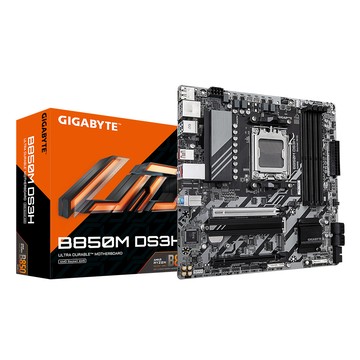 GIGABYTE B850M DS3H 主機板+AMD 摺疊飲料袋
