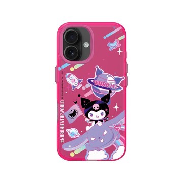 iPhone 16 Clear 粉漾桃 - 三麗鷗-酷洛米 Kuromi - 翱翔宇宙