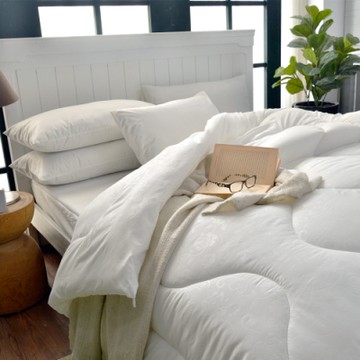 GraceLife 台灣製 舒眠緹花羊毛鎖溫被