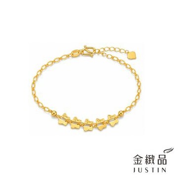 金緻品 黃金手鍊 星漾串綵 1.03錢