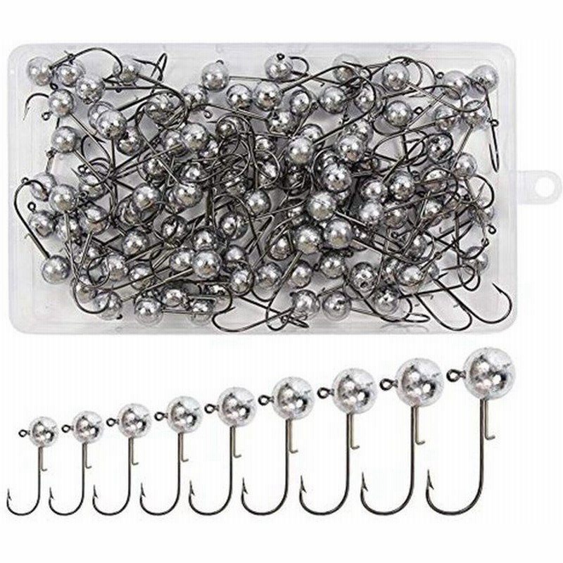 ジグヘッド セット 釣り用 バス 釣り ルアー ワーム アジングフック メバリングフック ロックフィッシュ 1g 通販 Lineポイント最大0 5 Get Lineショッピング