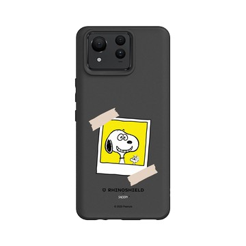 Zenfone 11 Ultra SolidSuit 黑 - 史努比 Snoopy - 拍立得-來！笑一個