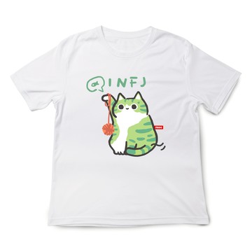 JZ TEE MBTI貓咪 INFJ-提倡者 印花短袖