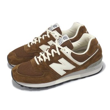 New Balance 休閒鞋 576 男鞋 棕 白 英製 麂皮 緩震 NB 紐巴倫 OU576BRN-D